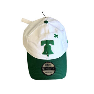 New Era Philadelphia Phillies St Patrick’s Day Hat White Green 9TWENTY Cap NWT